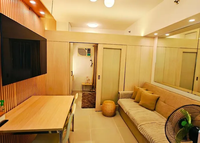 Apartment Cozy Modern 1br Light Residences With 55 Inches 4k Tv *